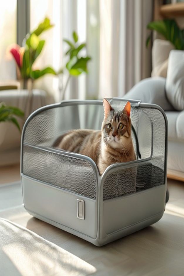 Soft-sided cat travel carrier with mesh windows